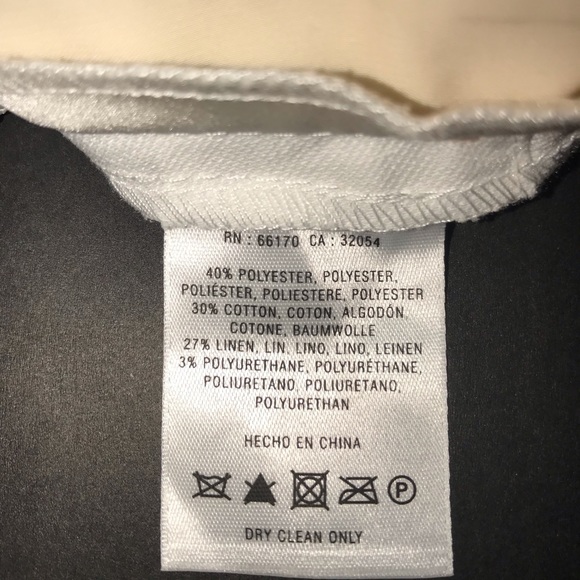 Anthropologie Leifsdottir White Tuxedo Stripe Shorts - size 8 - Picture 7 of 13